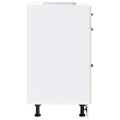 Кухненски шкаф Lucca, бетонно сив, инженерно дърво