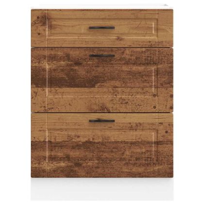 Кухненски шкаф Porto, старо дърво, инженерно дърво