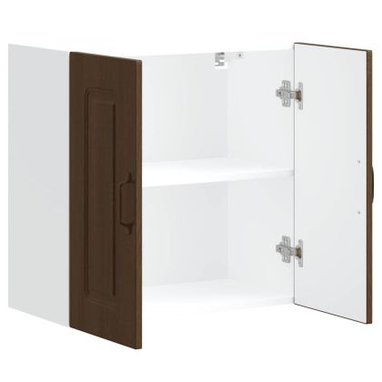 Кухненски стенен шкаф, Kalmar, кафяв дъб, инженерно дърво