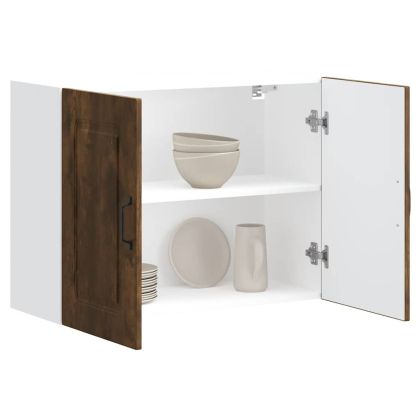 Кухненски стенен шкаф, Kalmar, опушен дъб, инженерно дърво