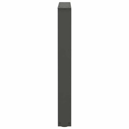 Крака за трапезна маса, V-образни, 2 бр., антрацит, 60x(72-73,3) см, стомана