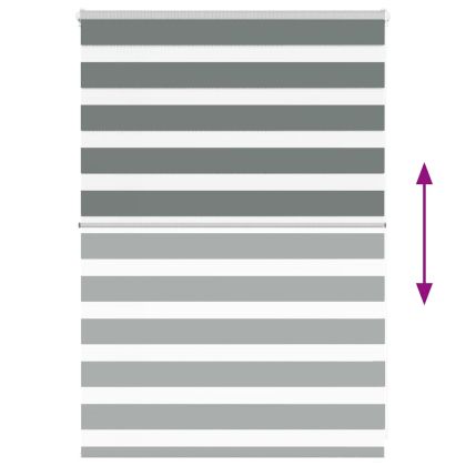 Зеброва щора 95x100 см Ширина на плата 90,9 см Полиестер