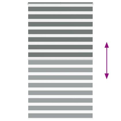 Зеброва щора 135x230 см Ширина на плата 130,9 см Полиестер