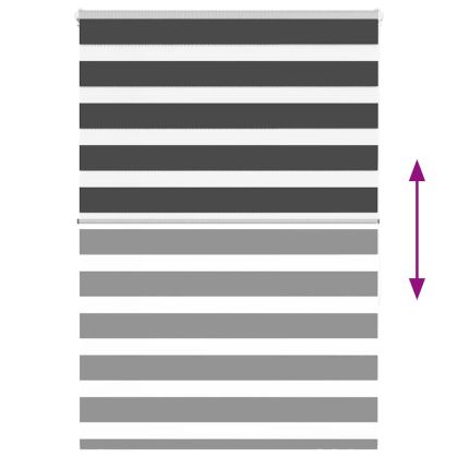 Зеброва щора 110x150 см ширина на плата 105,9 см полиестер