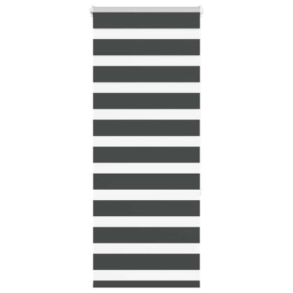 Зеброва щора черна 65x150 см Ширина на плата 60,9 см Полиестер