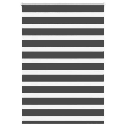 Зеброва щора черна 100x100 см ширина на плата 95,9 cm полиестер