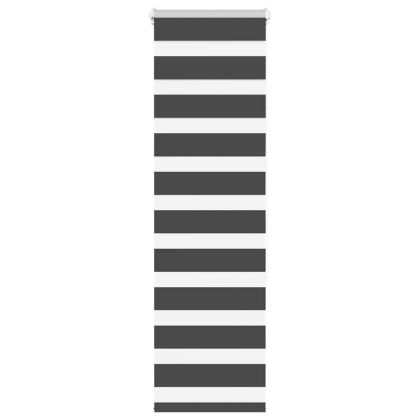 Зеброва щора черна 40x150 см ширина на плата 35,9 см полиестер