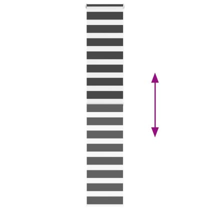 Зеброва щора черна 40x200 см ширина на плата 35,9 см полиестер