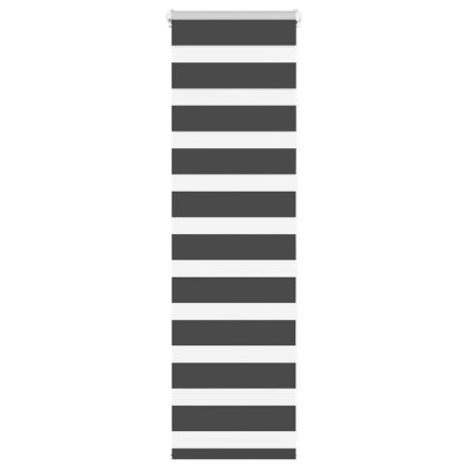 Зеброва щора черна 50x100 см ширина на плата 45,9 cm полиестер