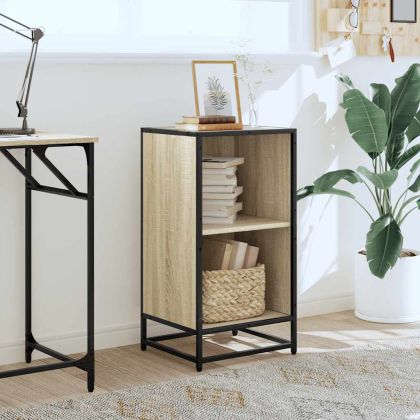 Шкаф за книги Дъб Сонома 40x35x76 cm Инженерна дървесина