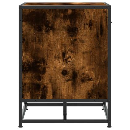 Пейка за обувки опушен дъб Изработена дървесина и метал