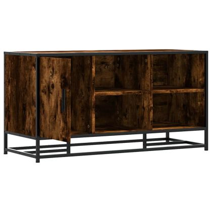 Пейка за обувки опушен дъб Инженерна дървесина и метал