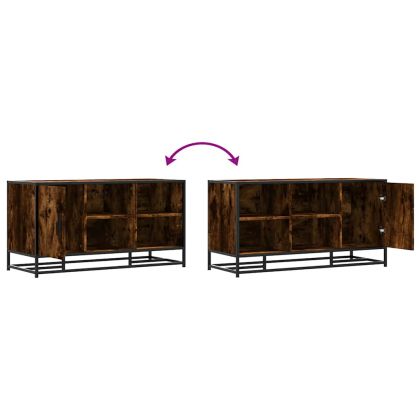 Пейка за обувки опушен дъб Инженерна дървесина и метал