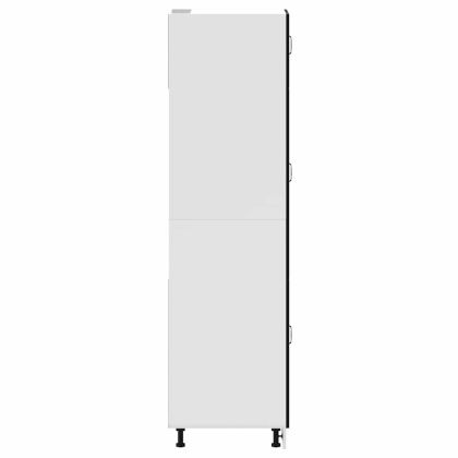 Кухненски шкаф, Kalmar, черен, инженерно дърво