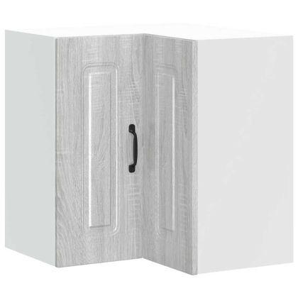 Кухненски стенен ъглов шкаф, Kalmar сив сонома, инженерно дърво