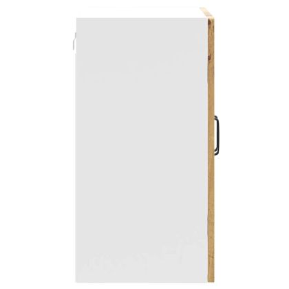 Кухненски стенен шкаф със стъклена врата "Kalmar" Старо дърво Инженерно дърво