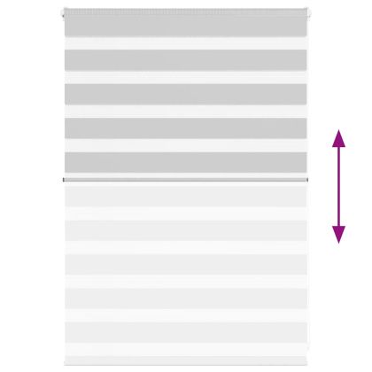 Зеброва щора 115x100 см Ширина на плата 110,9 см Полиестер