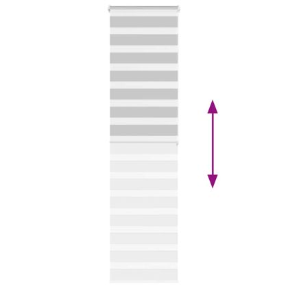 Зеброва щора 55x200 см Ширина на плата 50,9 см Полиестер