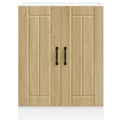 Шкаф за мивка, Lucca, дъб сонома, инженерно дърво