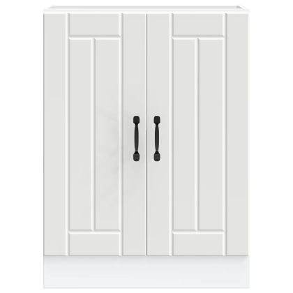 Шкаф за мивка, Lucca, бял, инженерно дърво