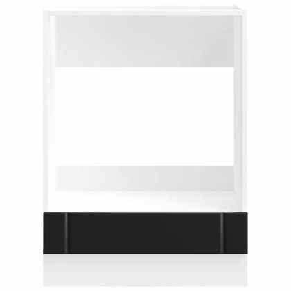 Шкаф за фурна, Lucca, черен, инженерно дърво