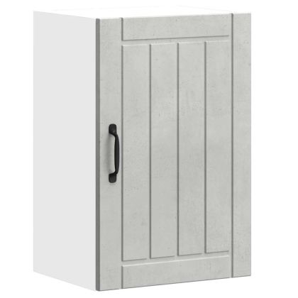 Кухненски стенен шкаф Lucca, бетонно сив, инженерно дърво