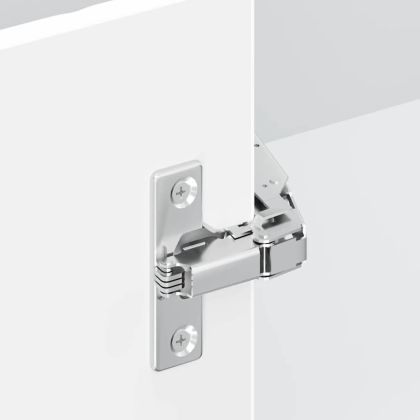 Кухненски ъглов шкаф Lucca, бял, инженерно дърво