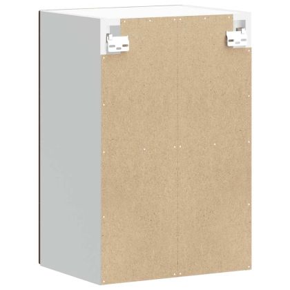 Кухненски стенен шкаф със стъклена врата Lucca опушен дъб