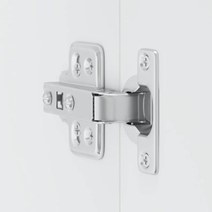 Кухненски стенен шкаф Lucca, бял гланц, инженерно дърво