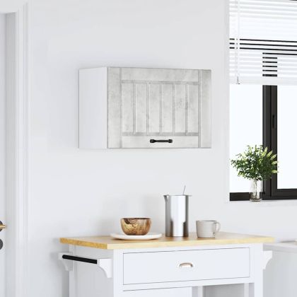 Кухненски стенен шкаф Lucca, бетонно сив, инженерно дърво