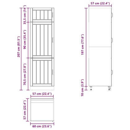 Кухненски шкаф Lucca, дъб артизан, инженерно дърво