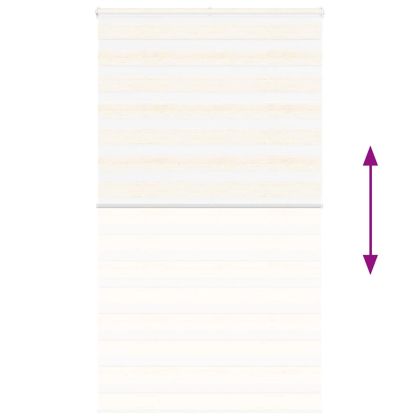 Зеброва щора 125x200 см Ширина на плата 120,9 см Полиестер