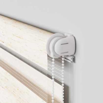 Зеброва щора 125x200 см Ширина на плата 120,9 см Полиестер