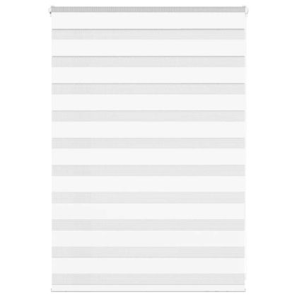 Зеброва щора бял 105x100 см Ширина на плата 100,9 см полиестер