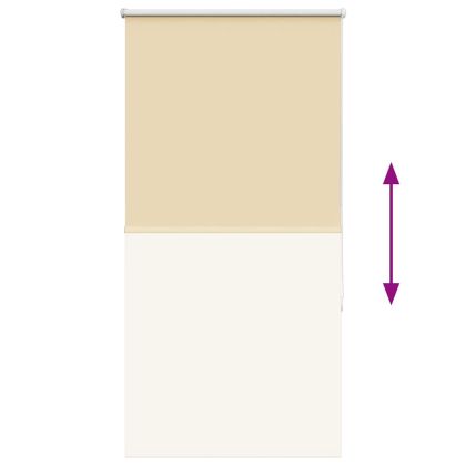Ролкова щора Blackout Бежова 85x130 cm Ширина на плата 80,7 cm