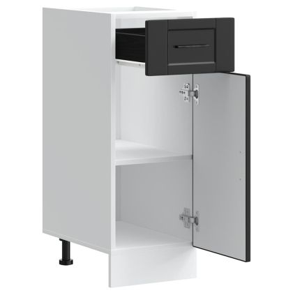 Кухненски шкаф Porto, черен, инженерно дърво