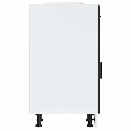 Кухненски шкаф Porto, черен, инженерно дърво