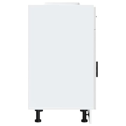 Кухненски шкаф Porto, бял гланц, инженерно дърво