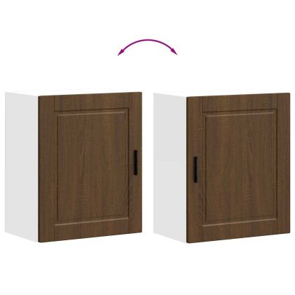 Кухненски стенен шкаф Porto, кафяв дъб, инженерно дърво