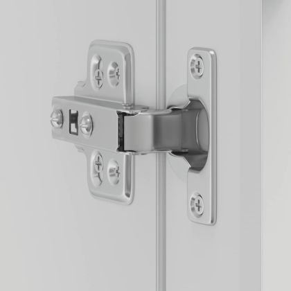 Кухненски стенен шкаф със стъклена врата "Porto" бял