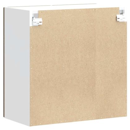 Кухненски стенен шкаф със стъклена врата Porto кафяв дъб