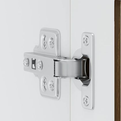 Кухненски стенен шкаф със стъклена врата Porto кафяв дъб