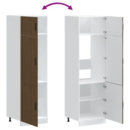 Кухненски шкаф Porto, кафяв дъб, инженерна дървесина