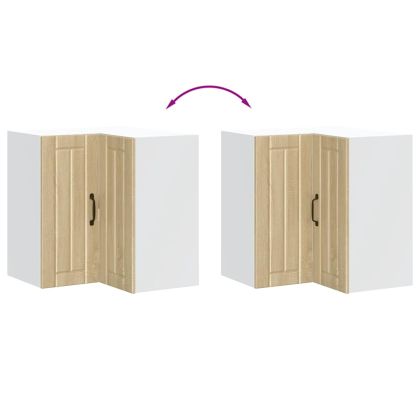 Кухненски стенен ъглов шкаф Porto, дъб сонома, инженерно дърво