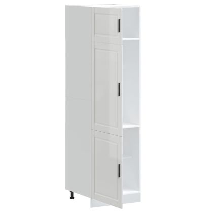 Кухненски шкаф Porto, бял гланц, инженерно дърво