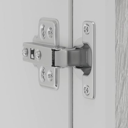 Кухненски стенен шкаф със стъклена врата Porto сив сонома