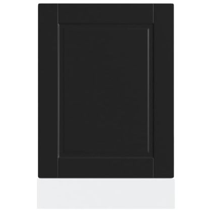 Панел за съдомиялна машина, Porto, черен, инженерно дърво