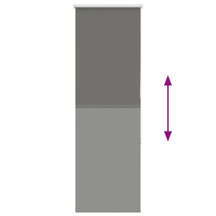 Ролкова щора Blackout Сив 60x130 cm Ширина на плата 55,7 cm