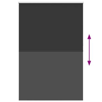 Ролетна щора Blackout Black 155x230 cm Ширина на плата 151,6 cm