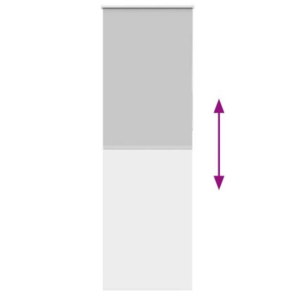 Ролкова щора Blackout Светло сиво 85x210 cm Ширина на плата